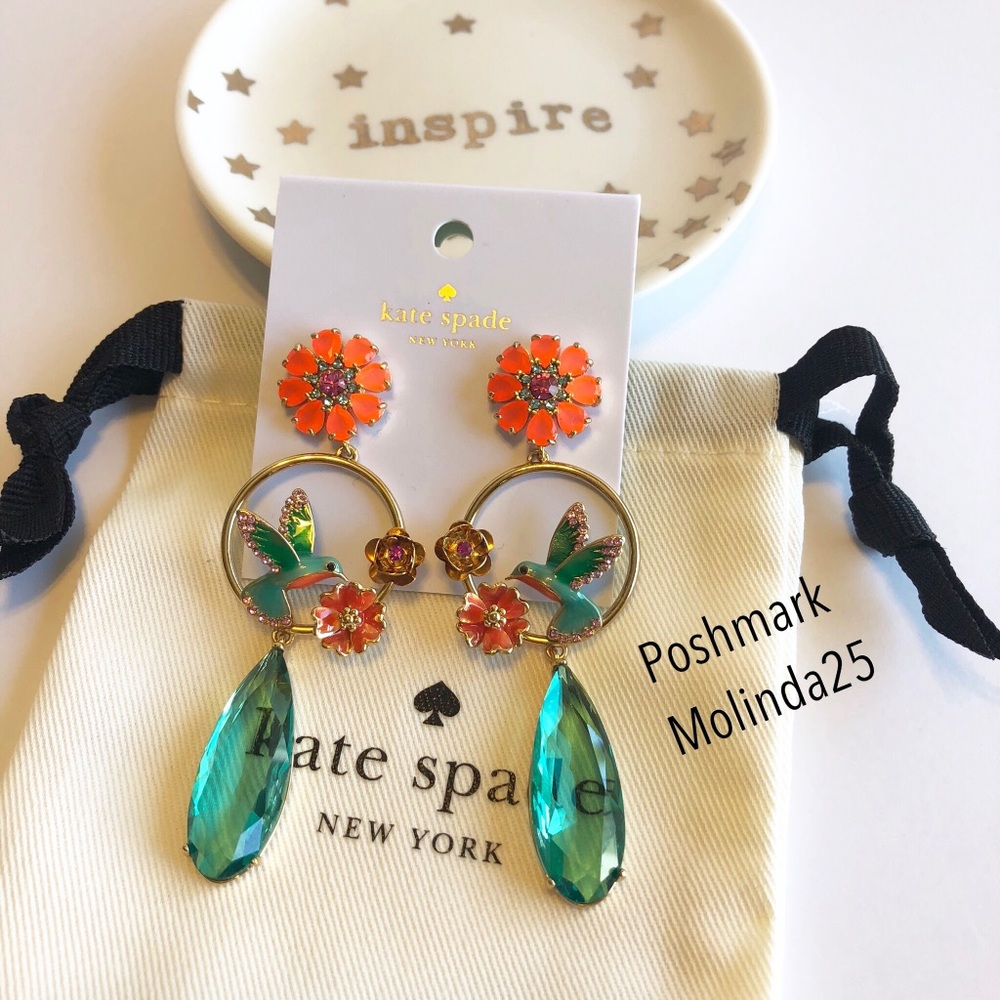 Scenic Route Hummingbird Statement Earrings